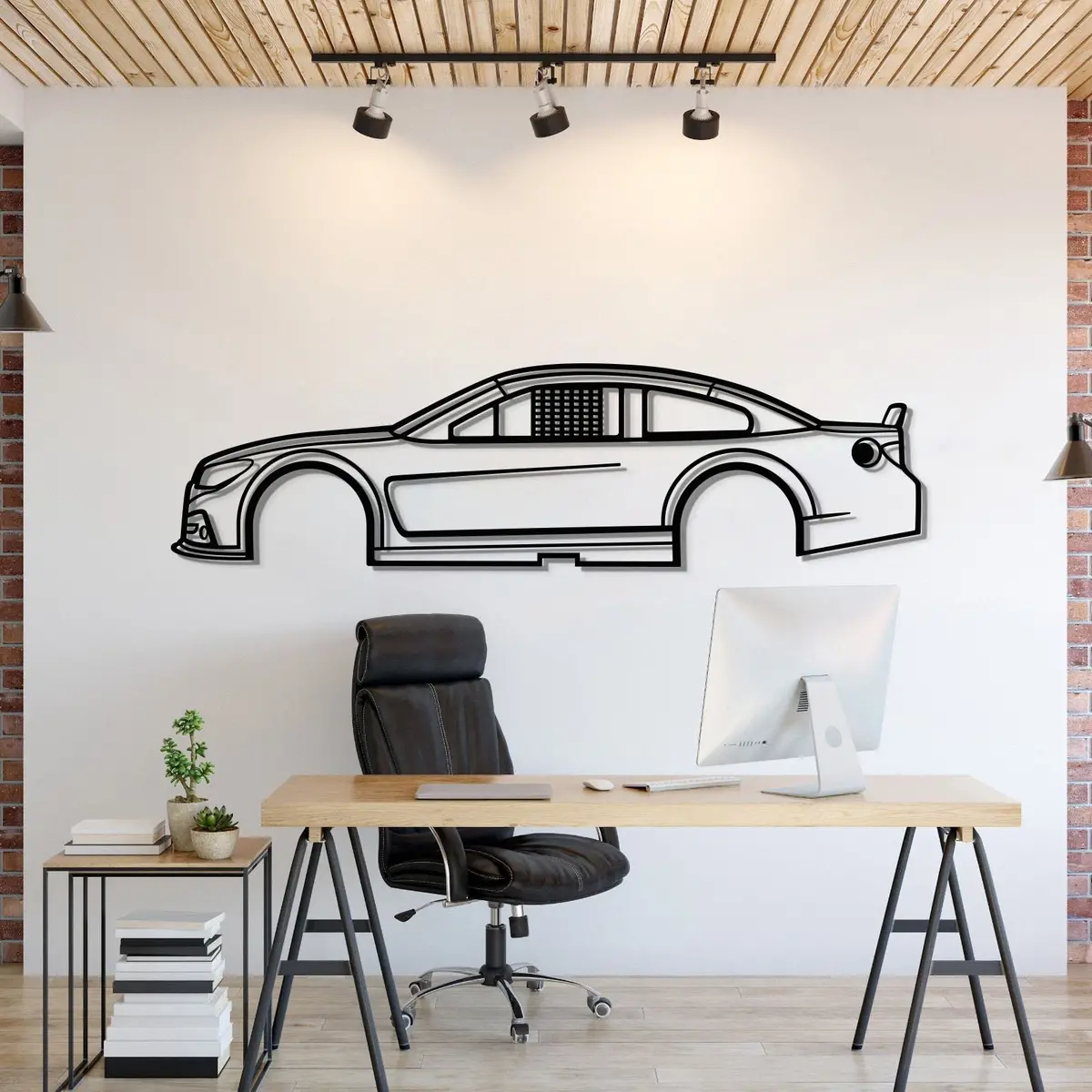 2013 Nascar Ss Metal Car Wall Art - Mt0484 1