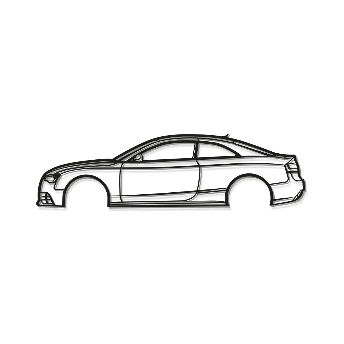 2014 Rs5 Coupe Metal Car Wall Art - Mt0510 8