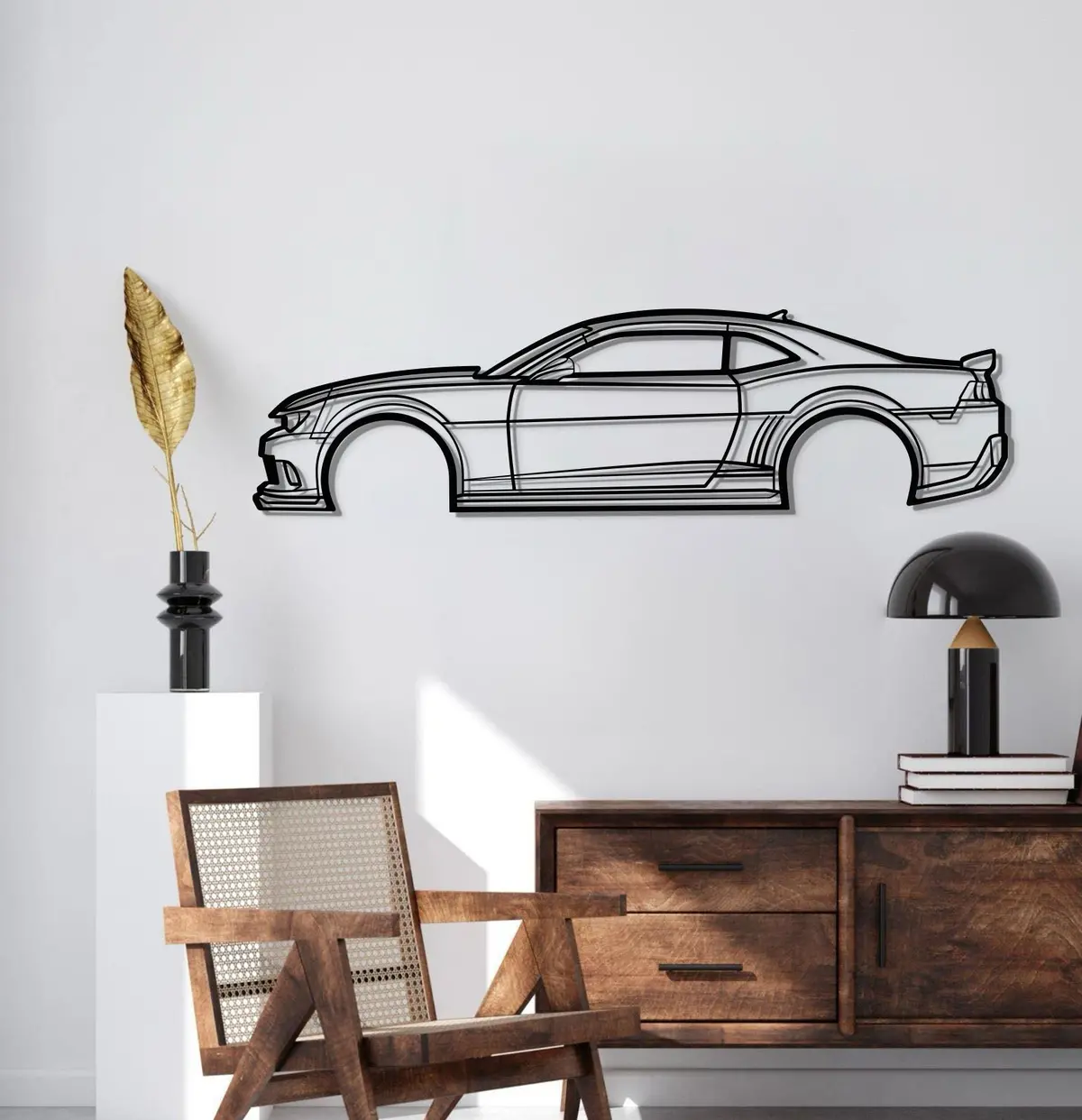 2014 Camaro Z28 Metal Car Wall Art - Mt0498 2