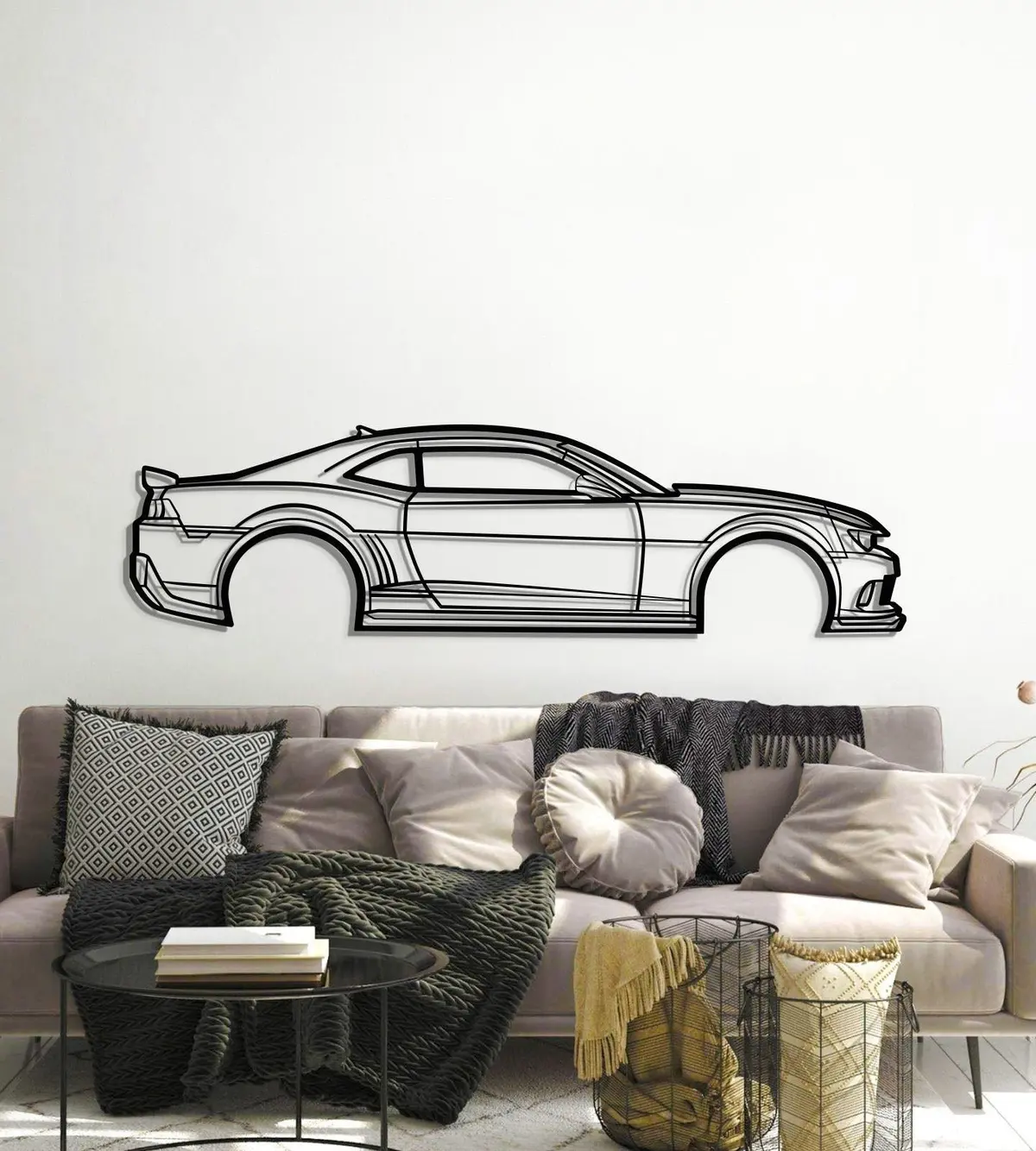 2014 Camaro Z28 Metal Car Wall Art - Mt0498 6
