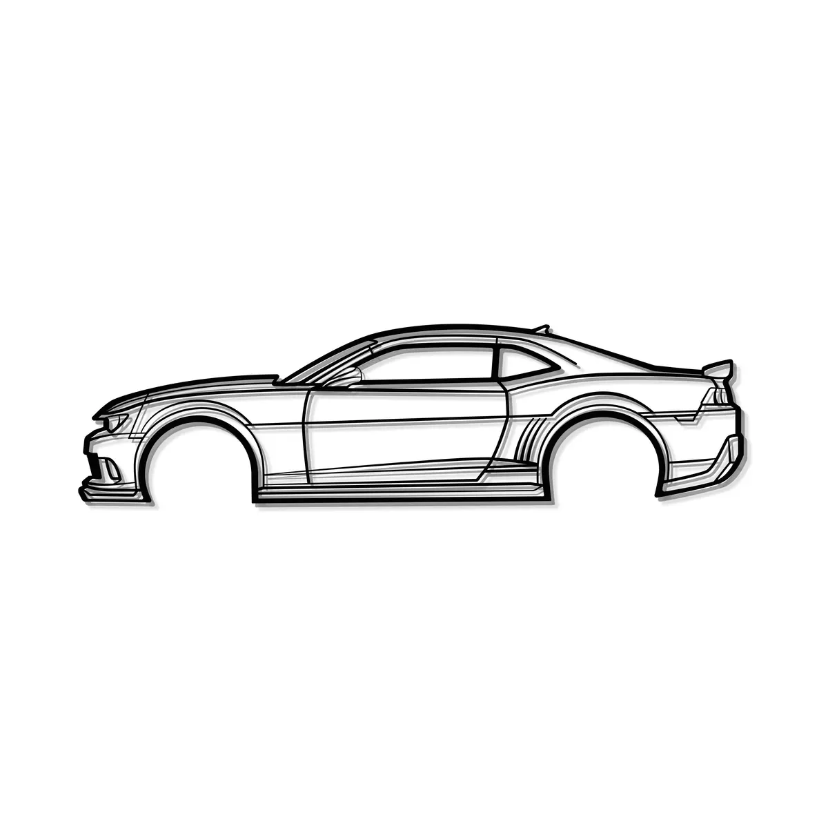 2014 Camaro Z28 Metal Car Wall Art - Mt0498 7