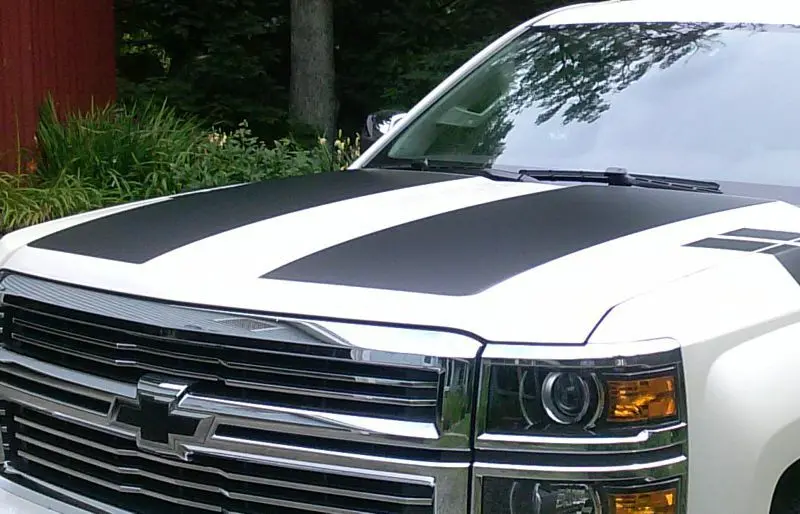 Pace Truck Style Rally Stripe Kit  - 2014-2015 Silverado 1