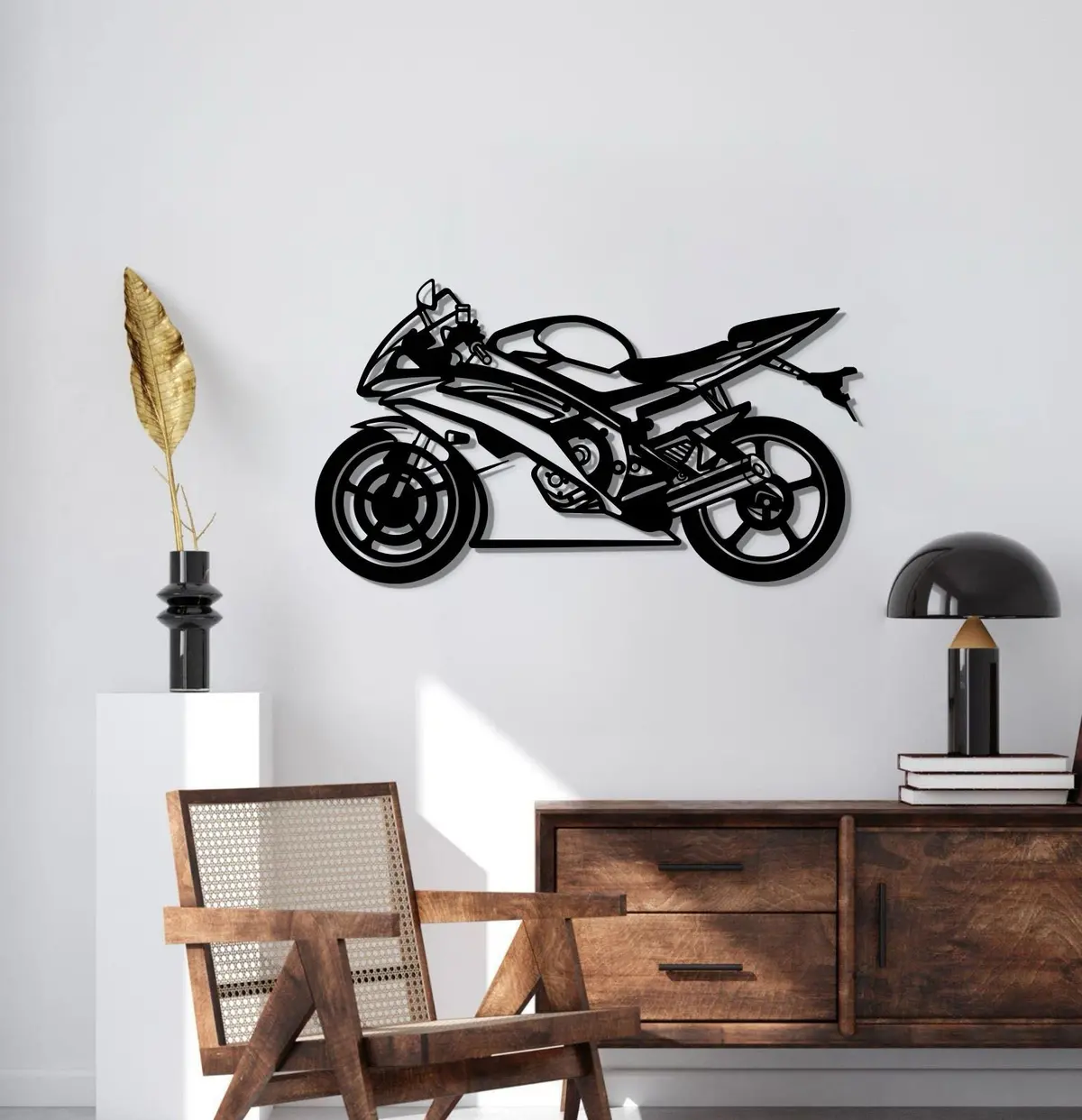 2014 R6 Metal Motorcycle Wall Art - Mt0509 2