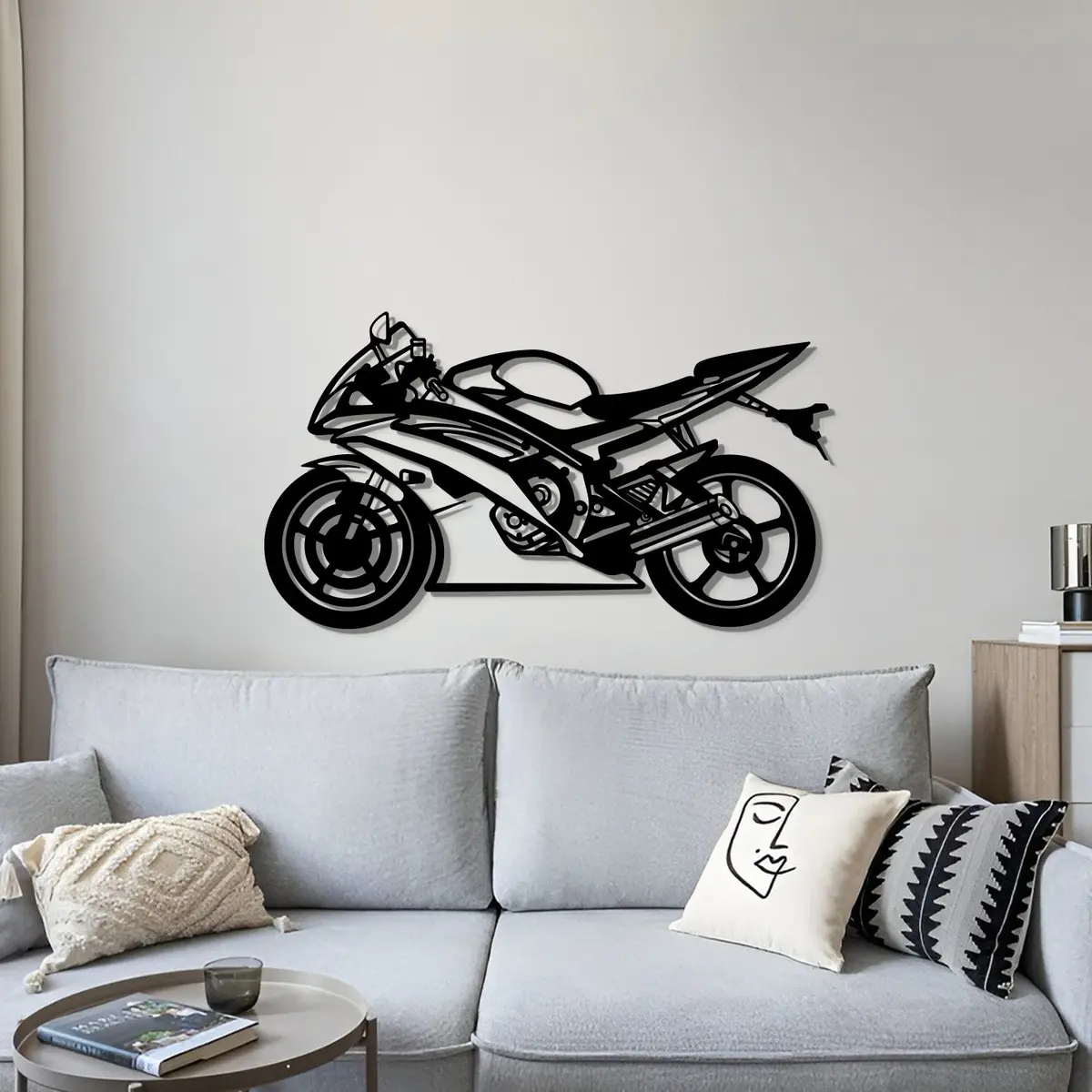 2014 R6 Metal Motorcycle Wall Art - Mt0509 4