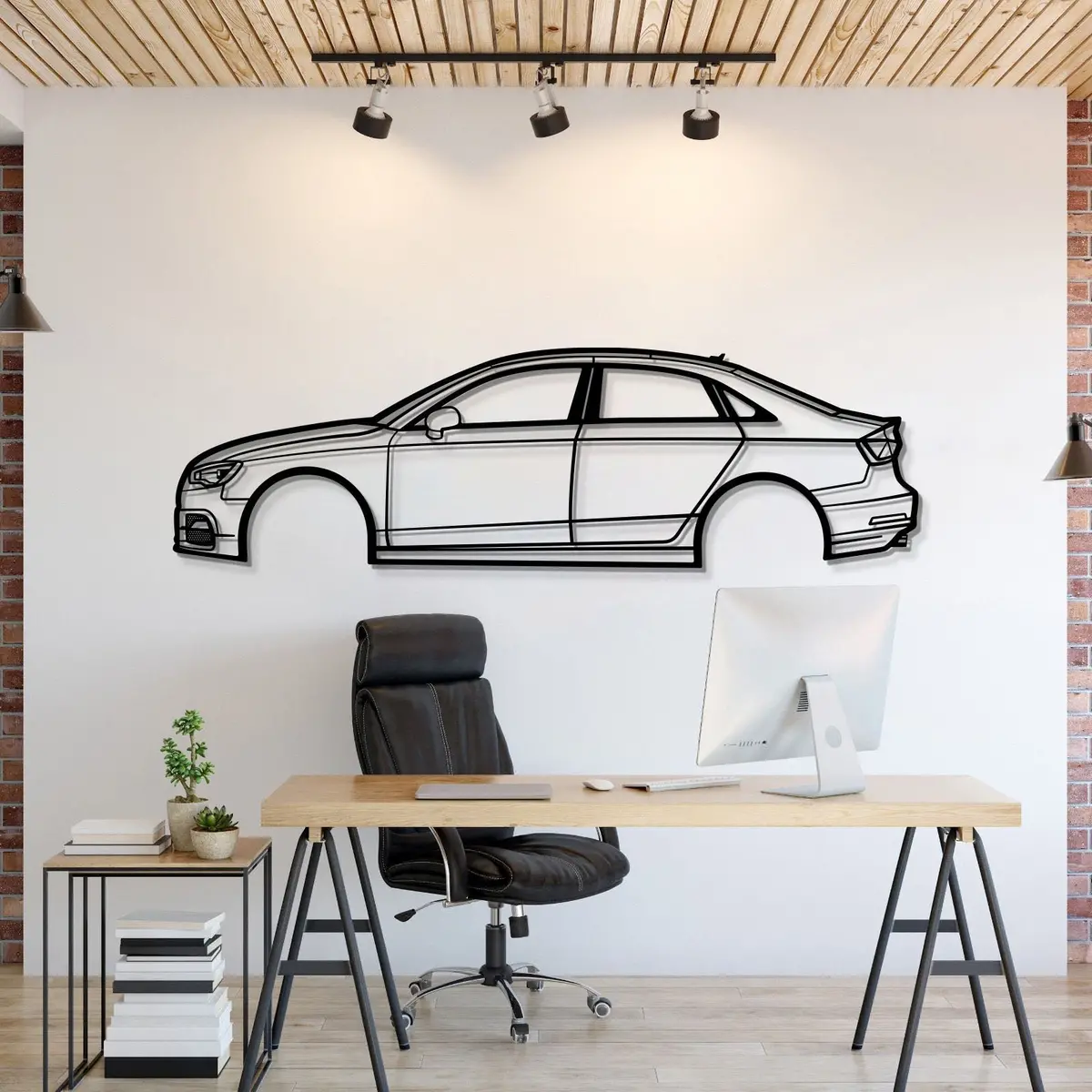 2015  S3 Metal Car Wall Art - Mt0515 1