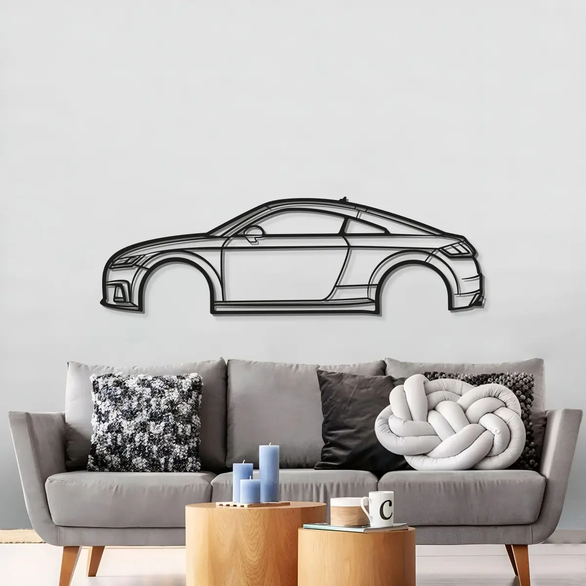 2015 Tt Metal Car Wall Art - Mt0544 3