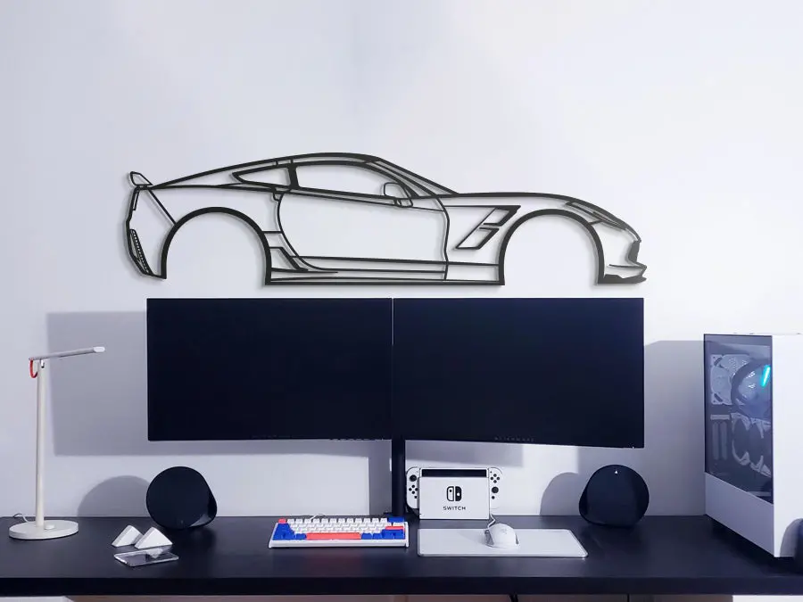 2015 Corvette Z51 Metal Car Wall Art - Mt526 6