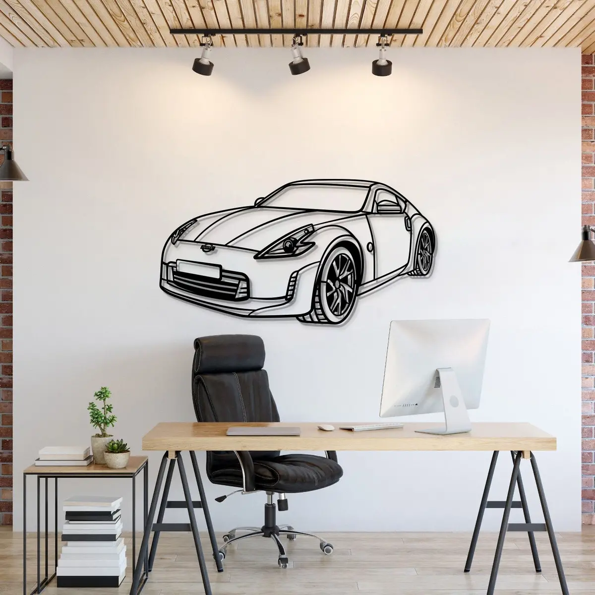 2015 370Z Perspective Metal Car Wall Art - Mt1181 1