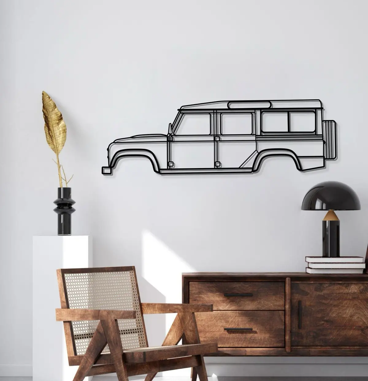 2016 Defender 110 Metal Car Wall Art - Mt0561 2