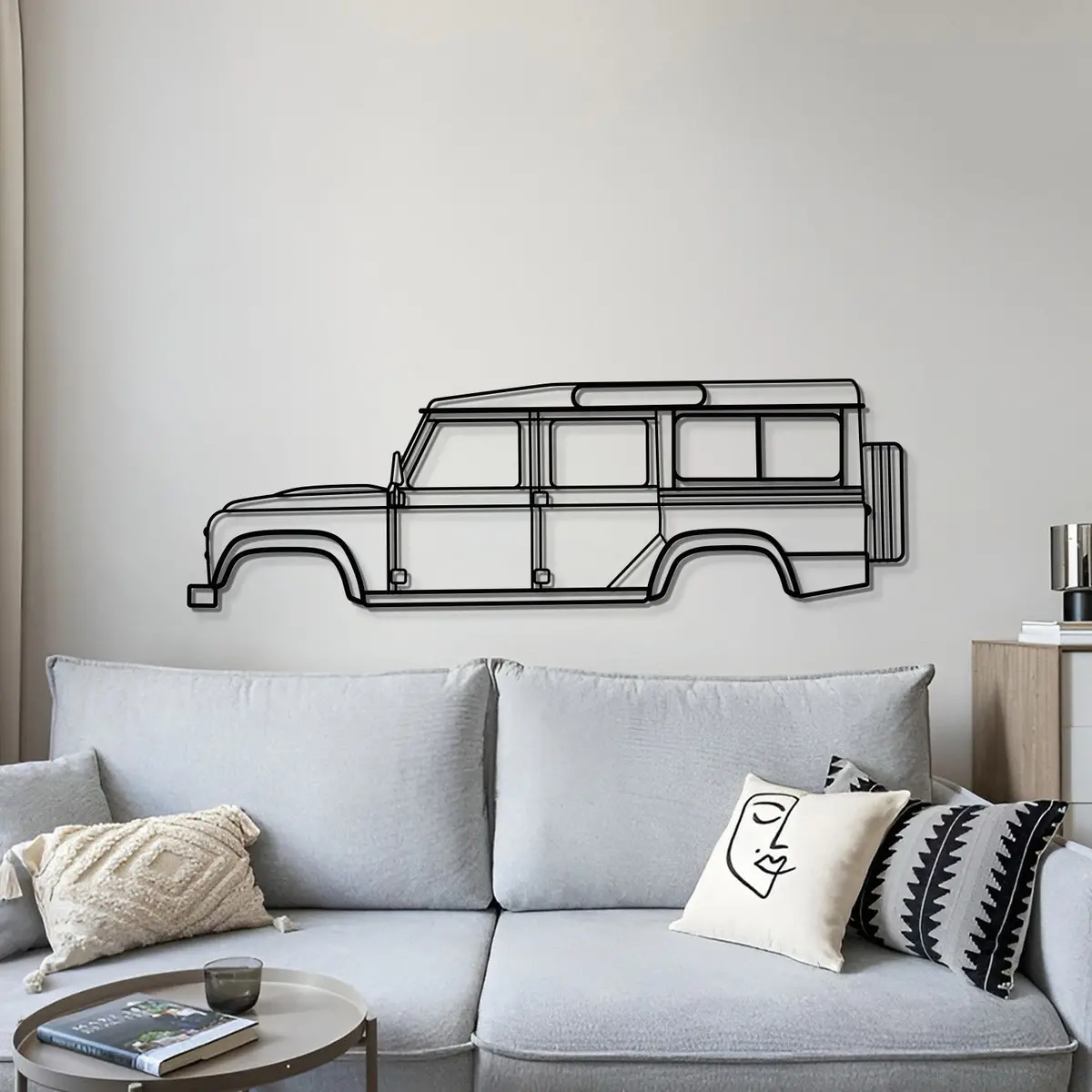 2016 Defender 110 Metal Car Wall Art - Mt0561 4