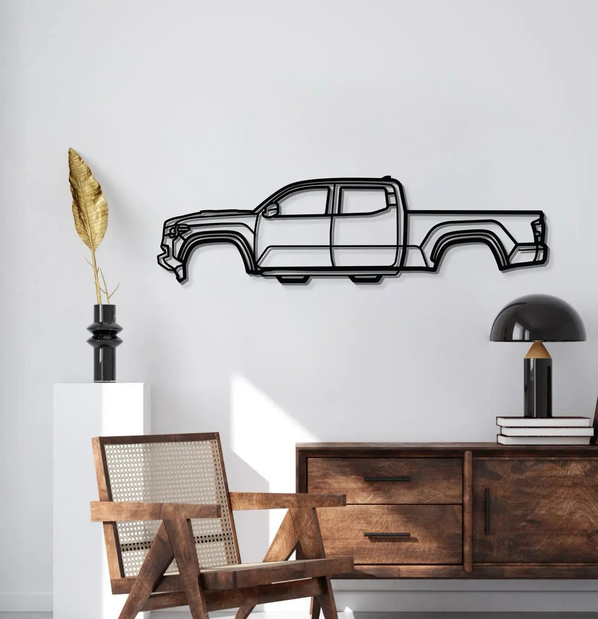 2016 Tacoma 3Rd Gen Metal Car Wall Art - Mt0571 2