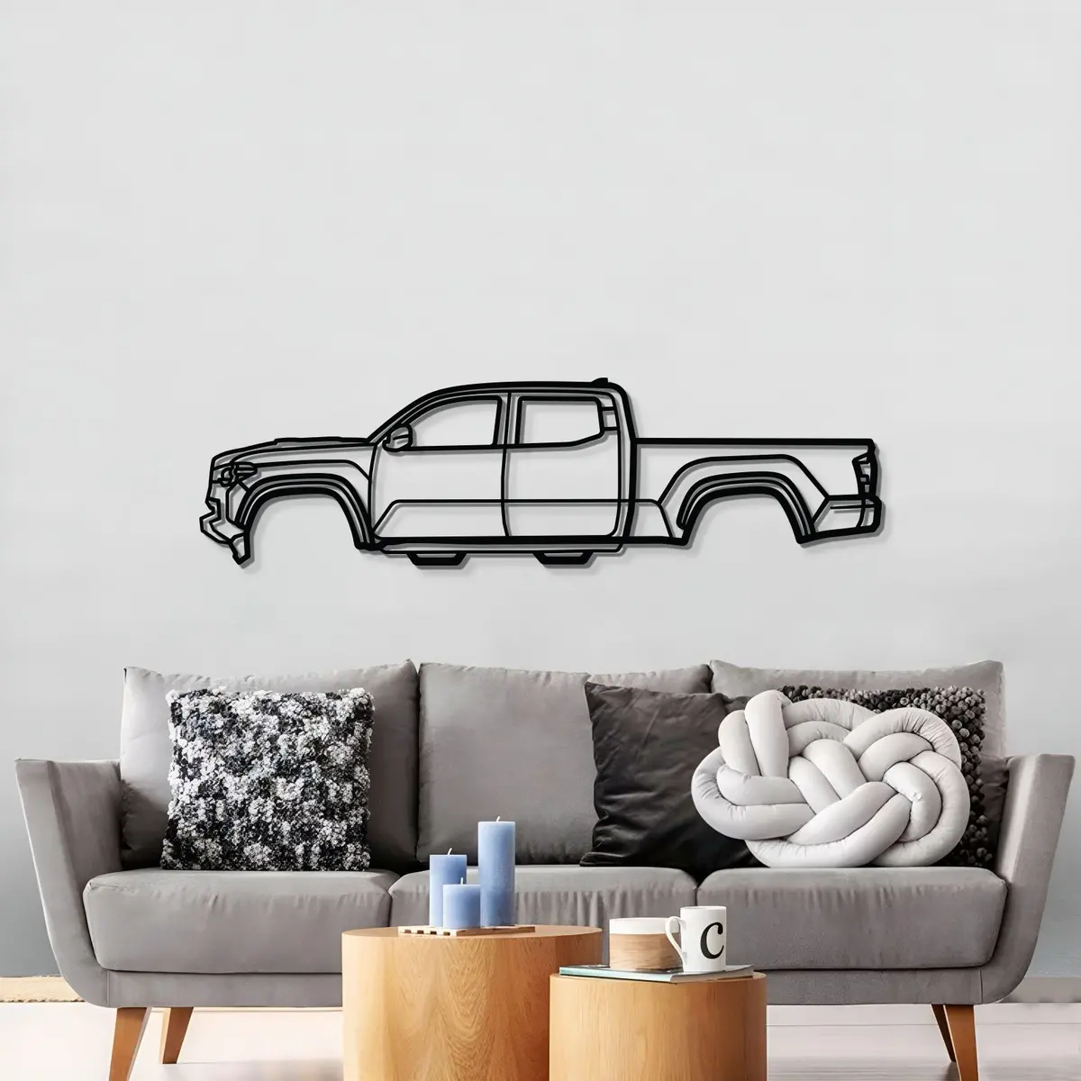 2016 Tacoma 3Rd Gen Metal Car Wall Art - Mt0571 3