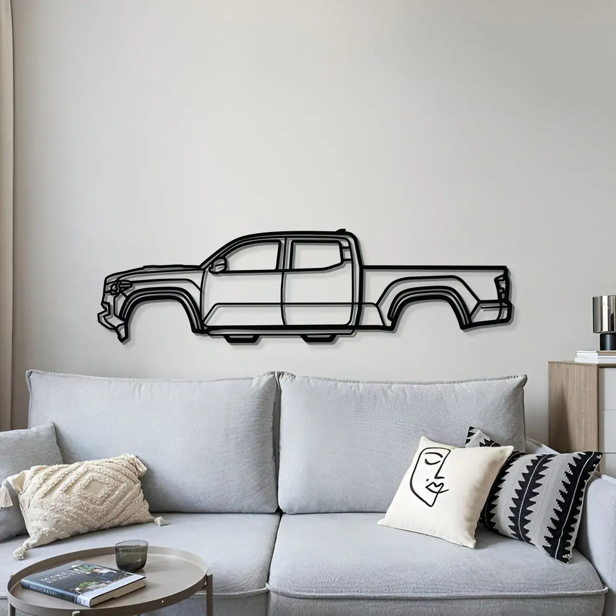 2016 Tacoma 3Rd Gen Metal Car Wall Art - Mt0571 4