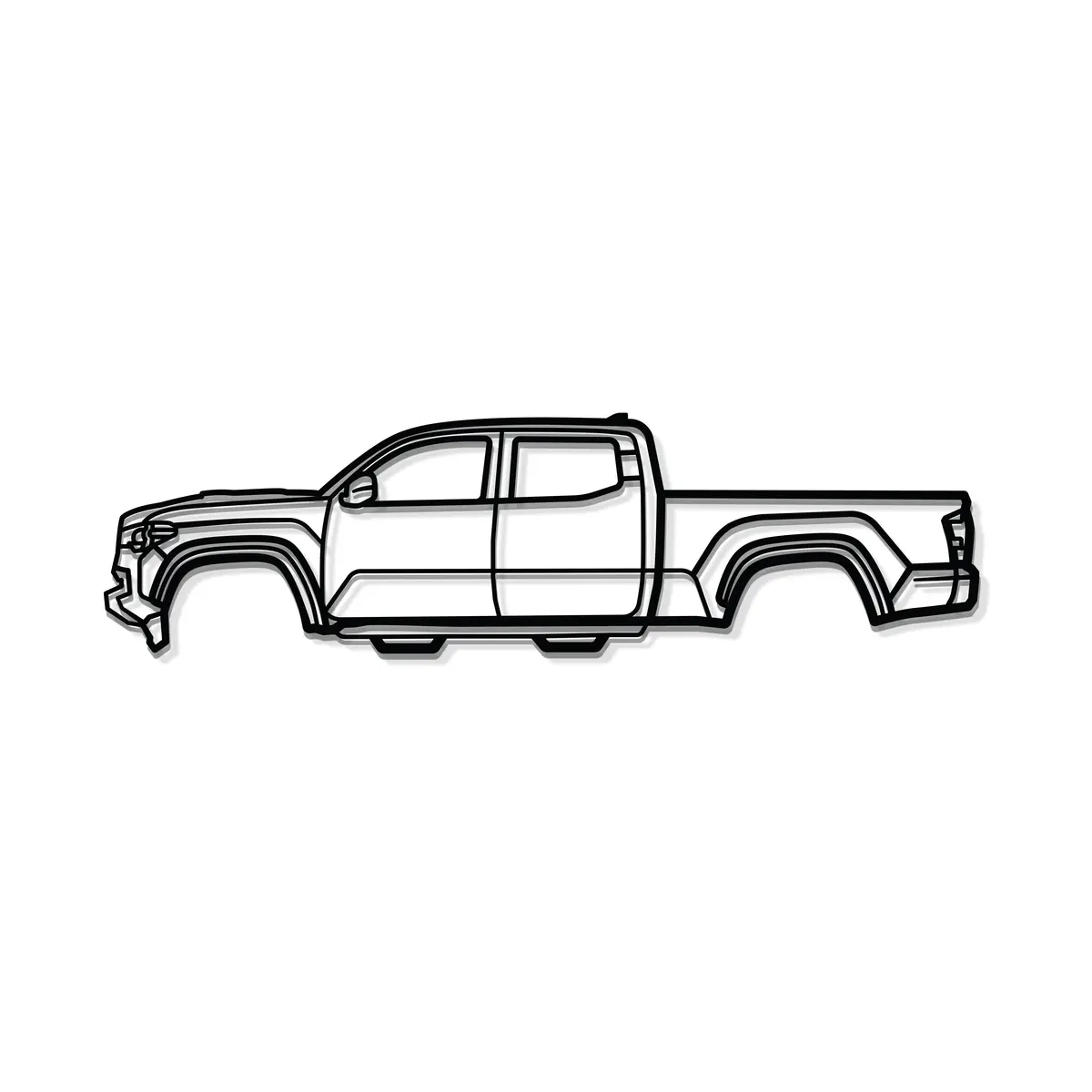 2016 Tacoma 3Rd Gen Metal Car Wall Art - Mt0571 8