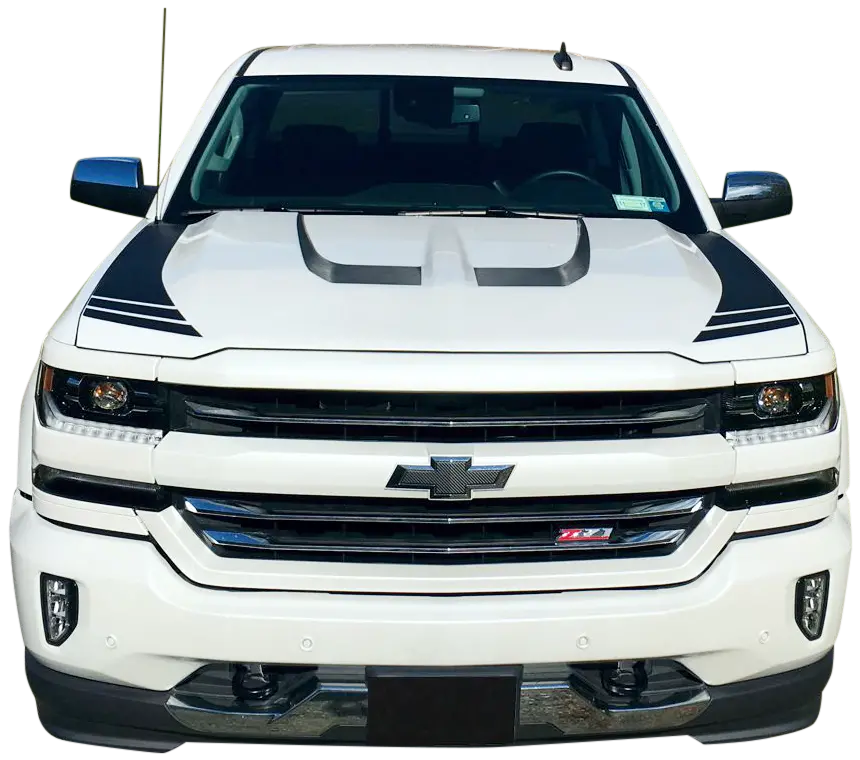 Hood Accent Stripes  - 2016-2018 Silverado 1500 1