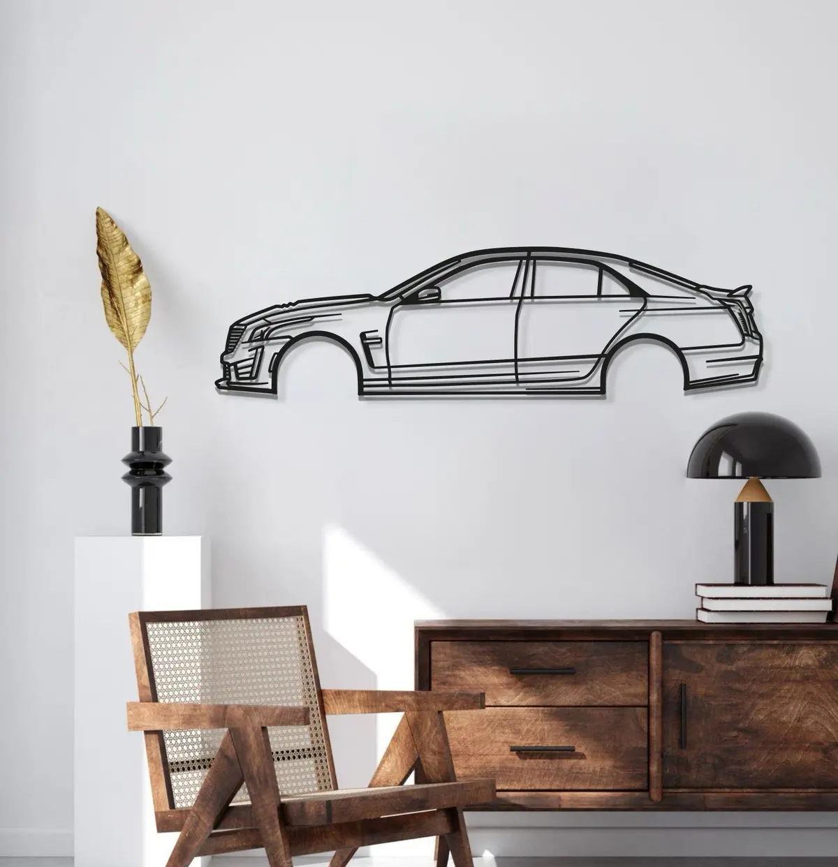 2017 Cts-V Metal Car Wall Art - Mt0587 2