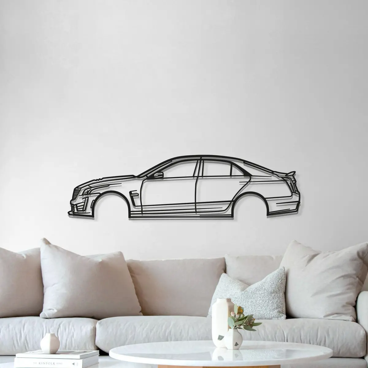 2017 Cts-V Metal Car Wall Art - Mt0587 5