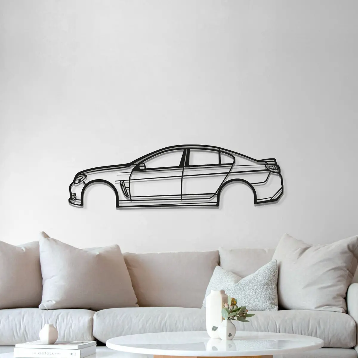 2017 Commodore Ssv Metal Car Wall Art - Mt0585 5