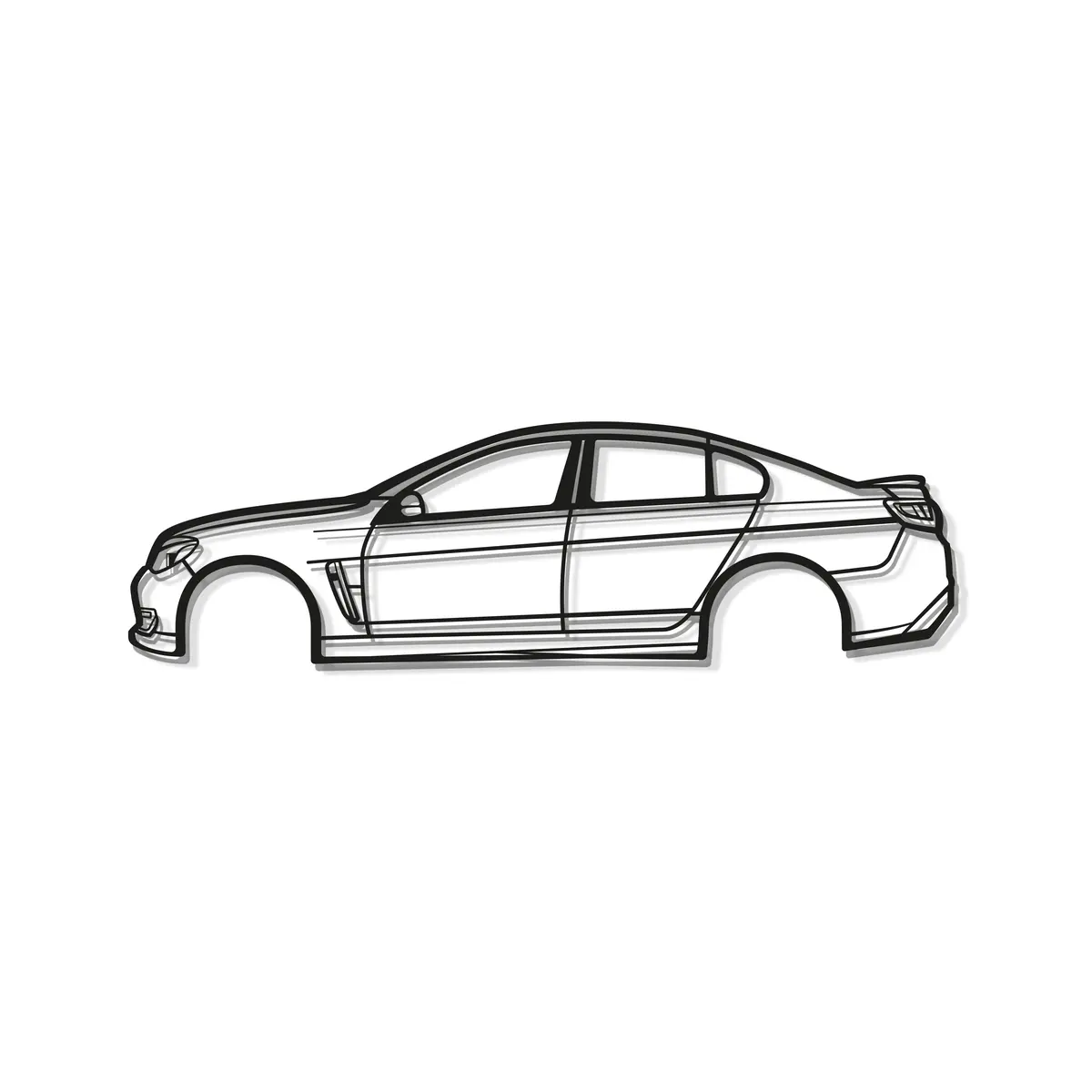 2017 Commodore Ssv Metal Car Wall Art - Mt0585 8