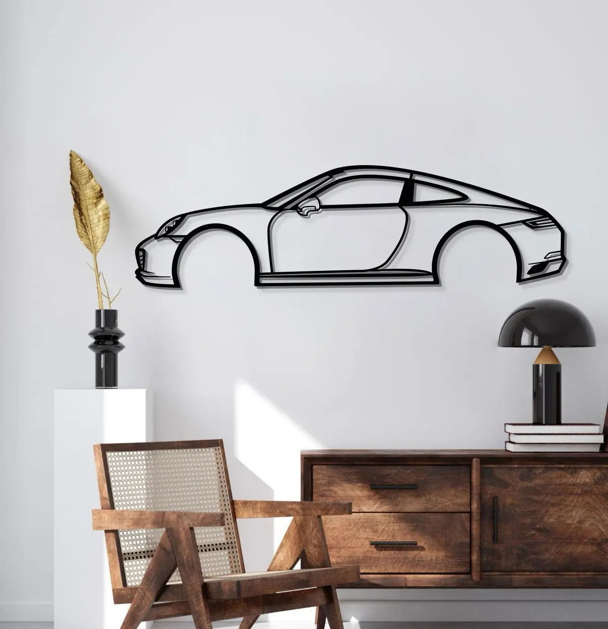 Carrera 911 Metal Car Wall Art - Mt0577 2