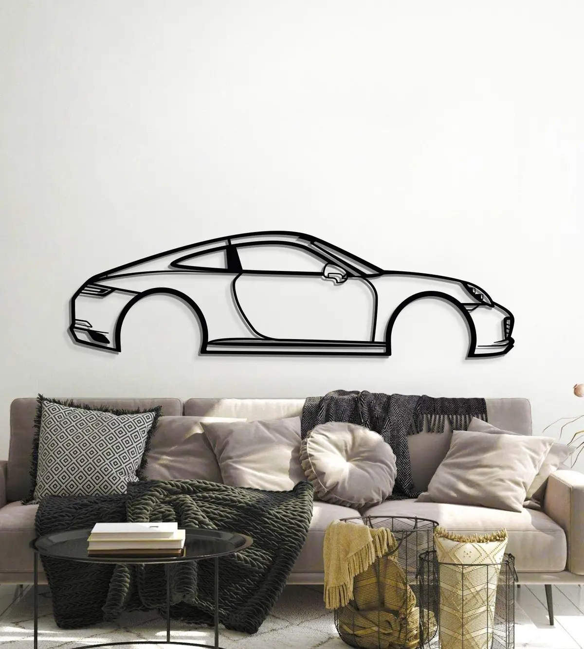 Carrera 911 Metal Car Wall Art - Mt0577 6