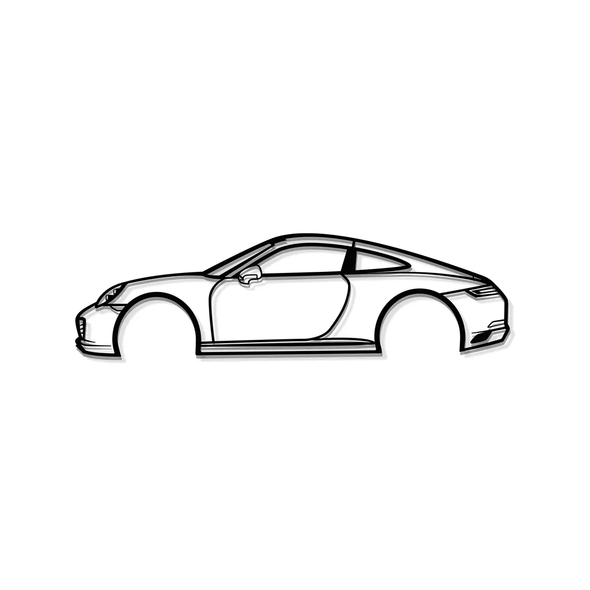 Carrera 911 Metal Car Wall Art - Mt0577 8