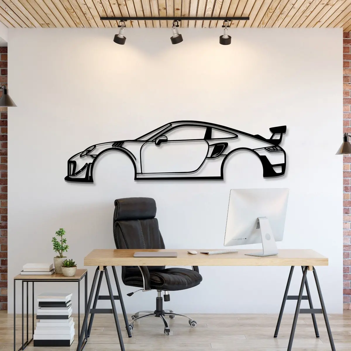 911 Gt2 Rs Metal Car Wall Art  - Mt0646 1