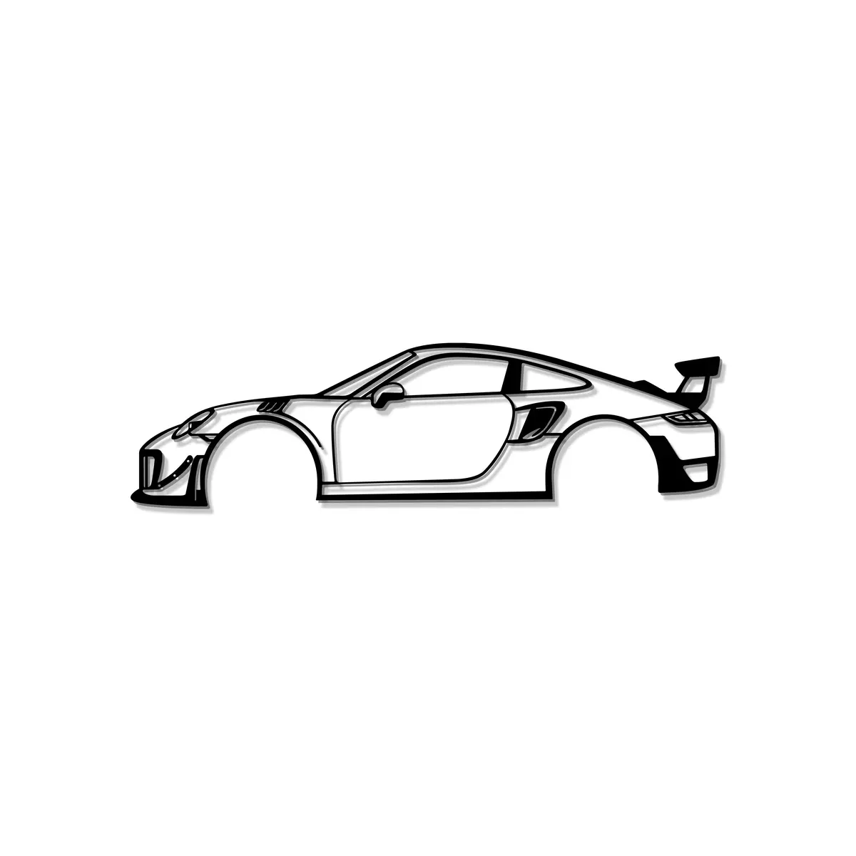 911 Gt2 Rs Metal Car Wall Art - Mt0646 8