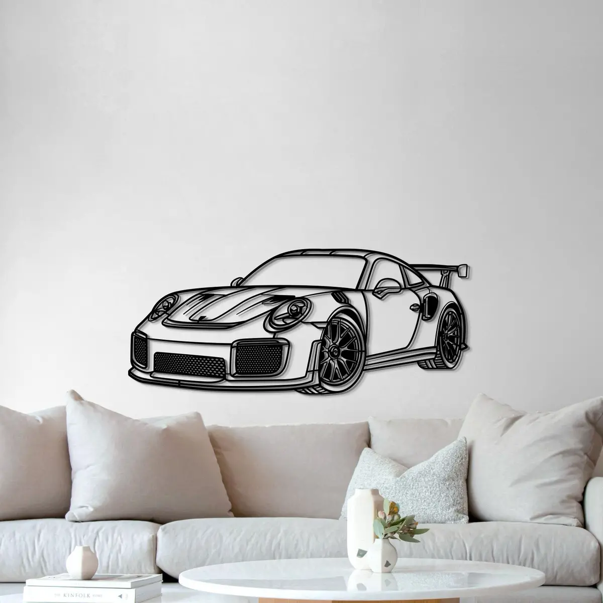 2018 911 Gt2 Rs Perspective Metal Car Wall Art - Mt0461 5
