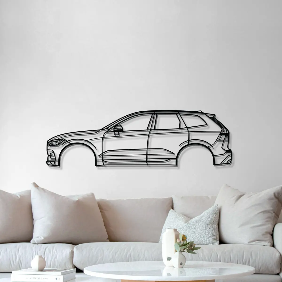 2018 Xc60 2Nd Gen Metal Car Wall Art - Mt0639 5