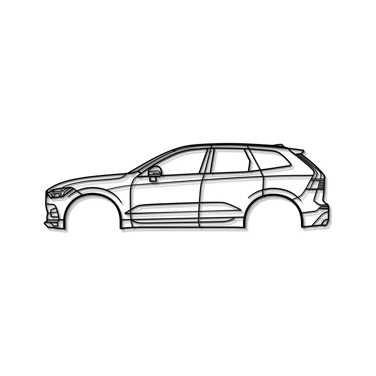 2018 Xc60 2Nd Gen Metal Car Wall Art - Mt0639 8