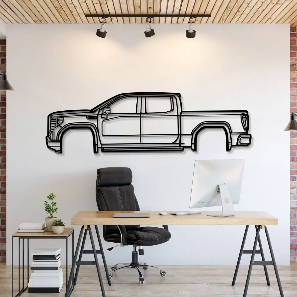 2019 Denali Sierra Metal Car Wall Art - Mt0655 1