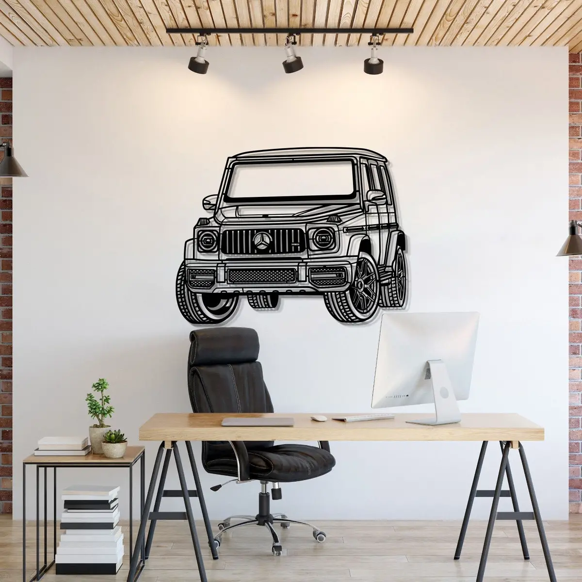 2019 G63 Amg Perspective Metal Car Wall Art - Mt0454 1