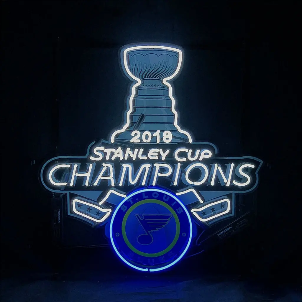 2019 Stanley Cup Champions St. Louis Blues Neon Signs 1