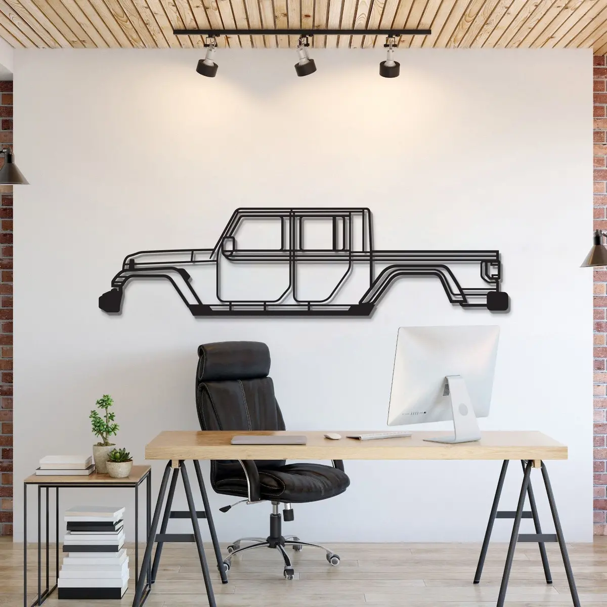 2020 Gladiator Jt Metal Car Wall Art  - Mt0708 1
