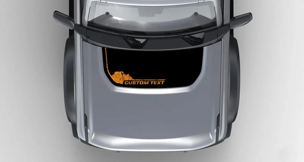 Badlands South Dakota Stealth Hood Overlay (Printed Series) - 2021+ Bronco 2