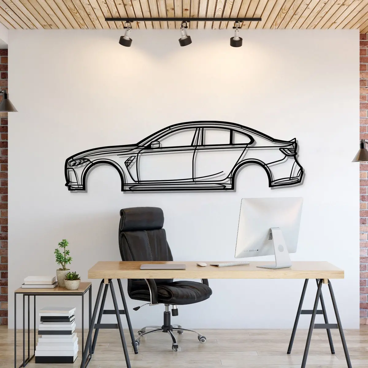 2021 G80 M3 Competition Metal Car Wall Art - Mt0749 1