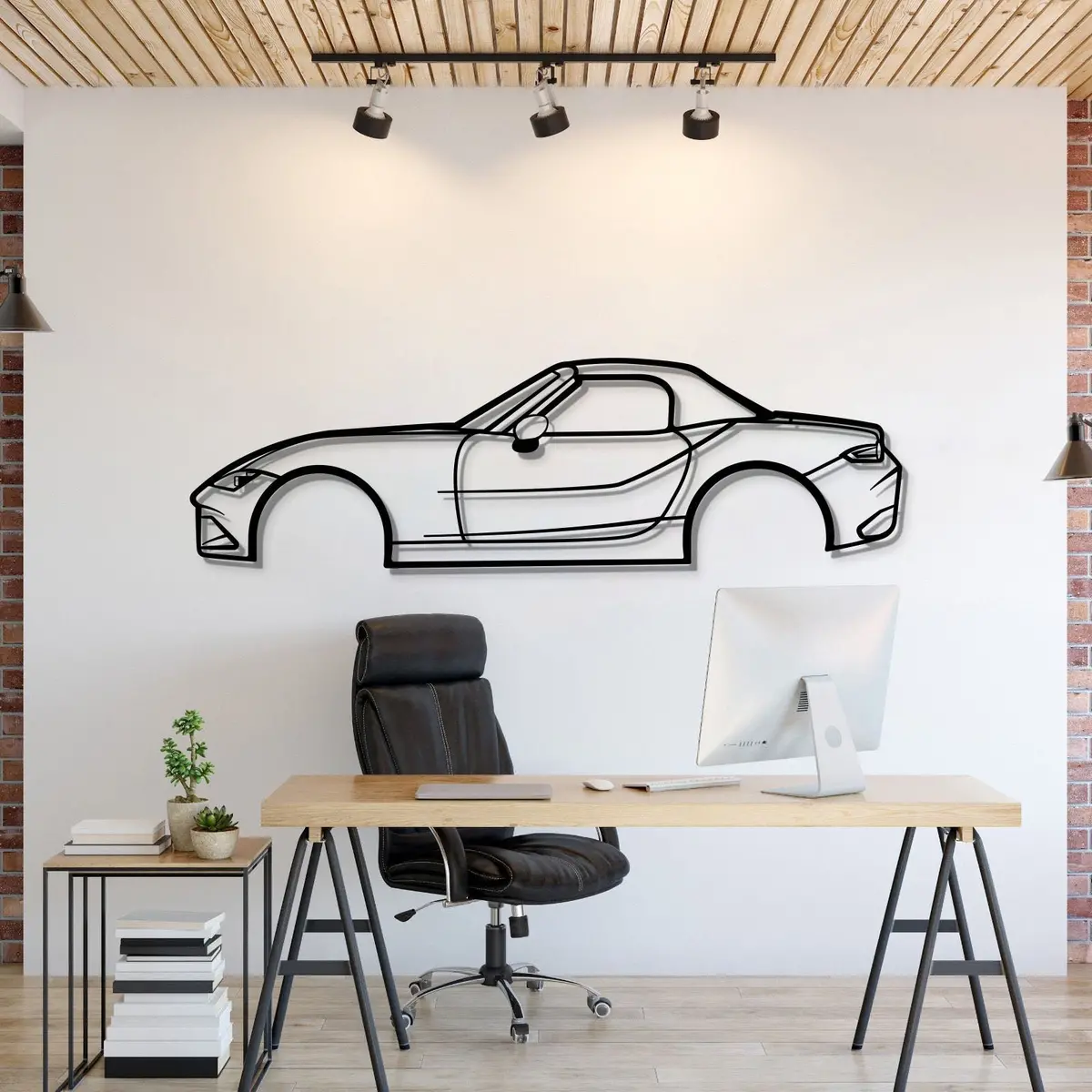 2021 Miata Mx-5 Metal Car Wall Art - Mt0757 1