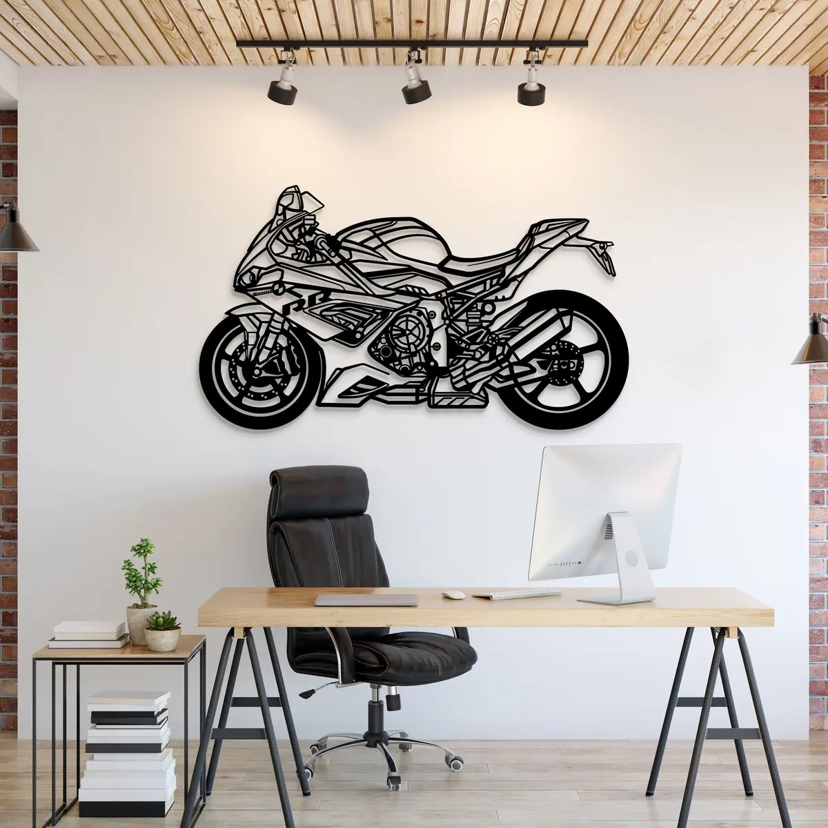 2022 S1000rr Metal Motorcycle Wall Art - Mt1386 1