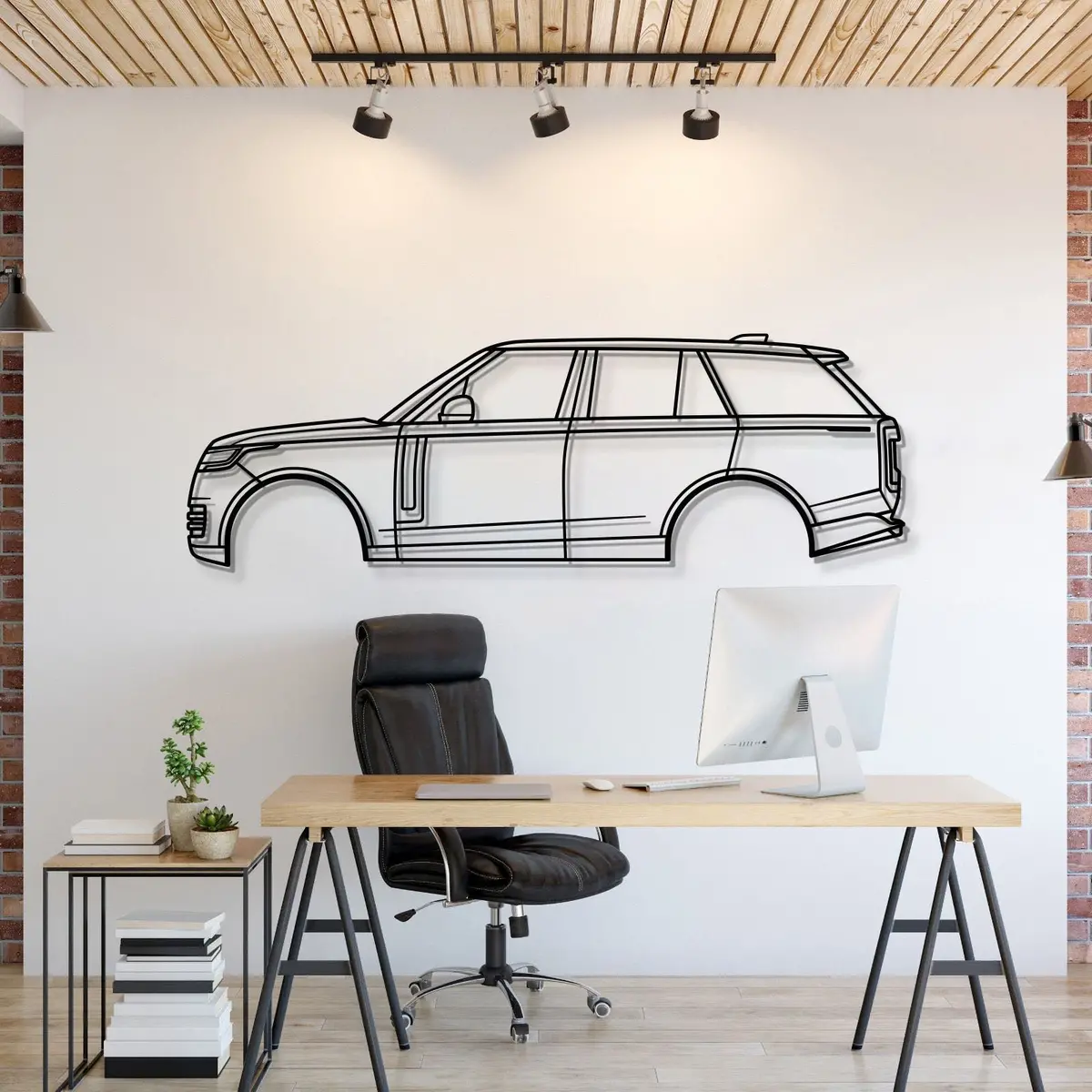 2022 Range Rover Metal Car Wall Art - Mt0800 1