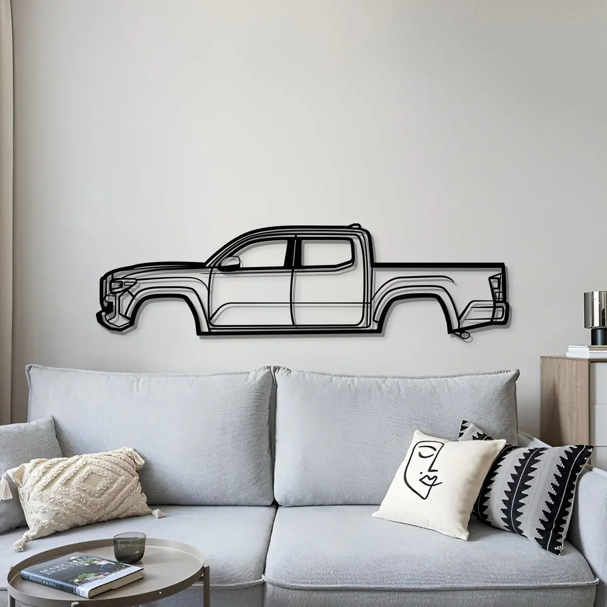2022 Tacoma Metal Car Wall Art - Mt0815 4