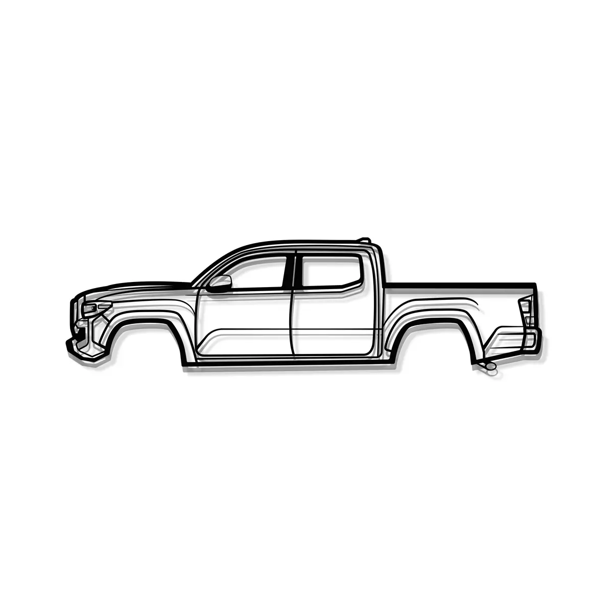 2022 Tacoma Metal Car Wall Art - Mt0815 8