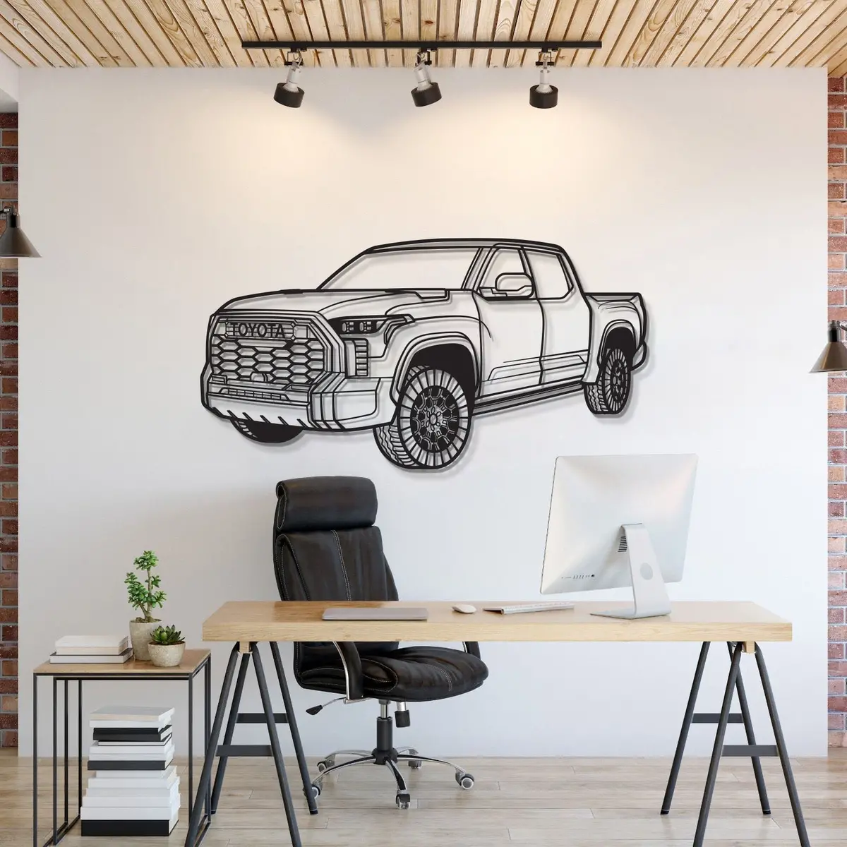 2022 Tundra Perspective Metal Car Wall Art - Mt1123 1