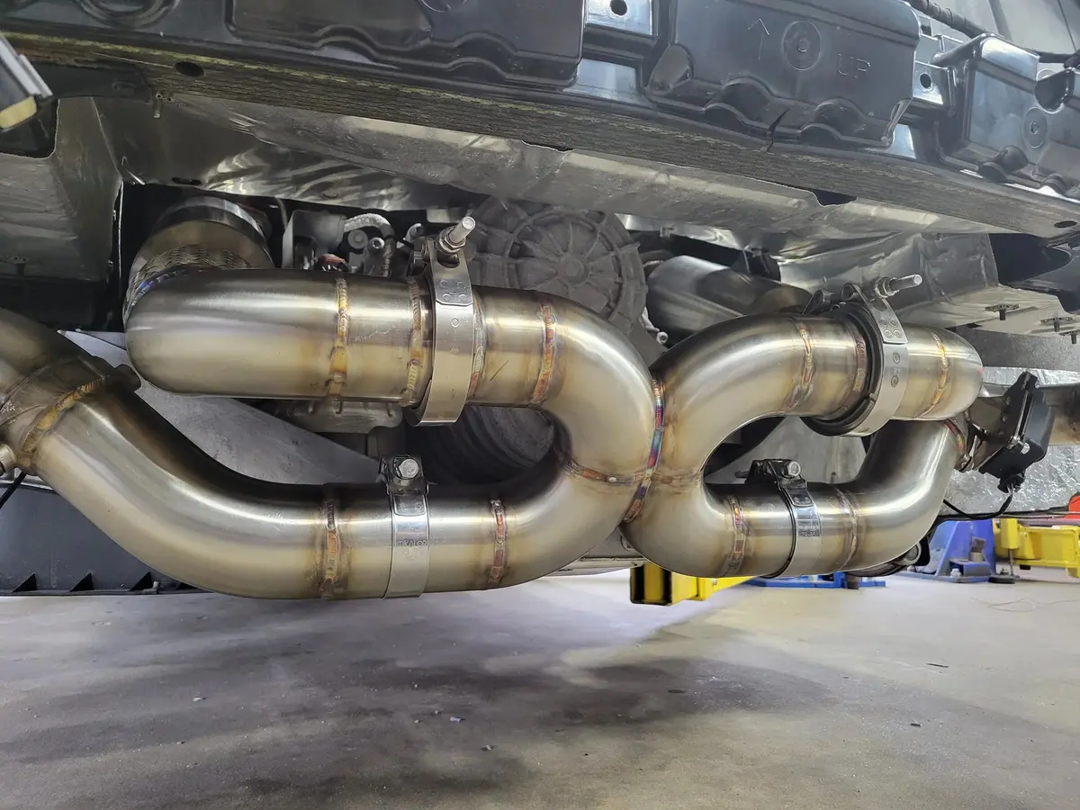 C8 Charlie Cat Back Exhaust 1