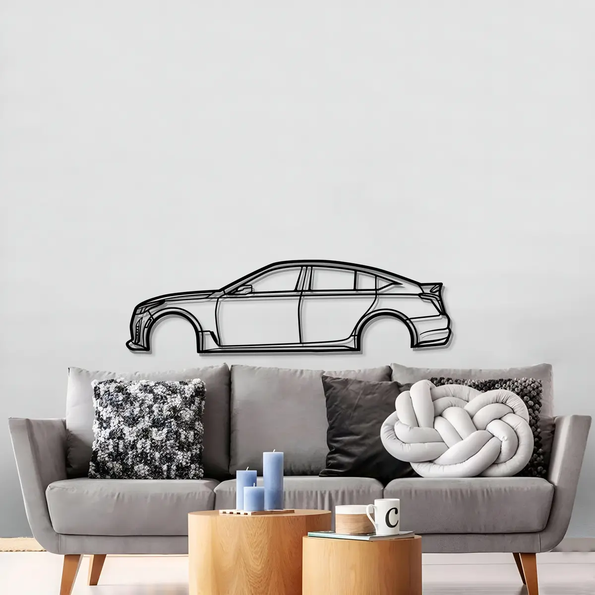 2023 Ct5-V Blackwing Metal Car Wall Art - Mt0825 3