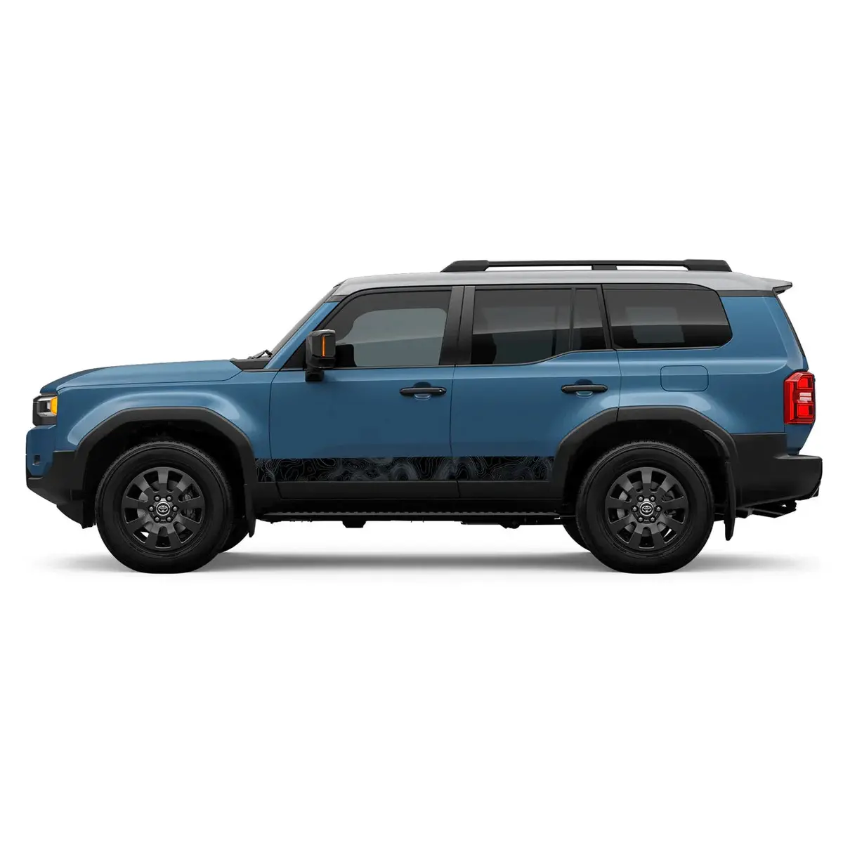 Topographic Map Lower Door Protector - 2024+ Land Cruiser 1