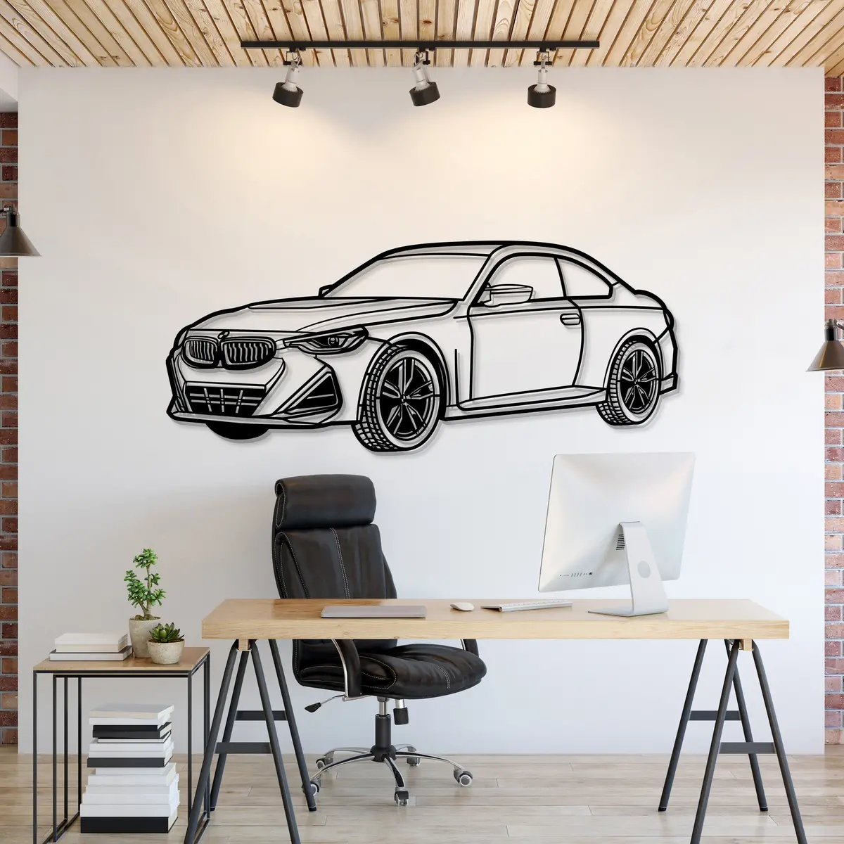 2024 M240i Perspective Metal Car Wall Art - Mt1243 1
