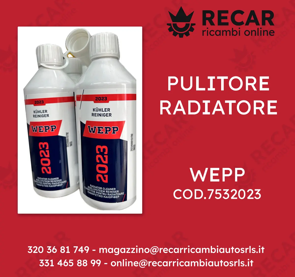 Weep 2023 Pulitore Radiatori 400Ml 1