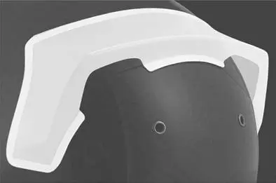 Bell | Hp7 - F1 (V15) - Clear| Rear Spoiler | Helmet Aerodynamics 1