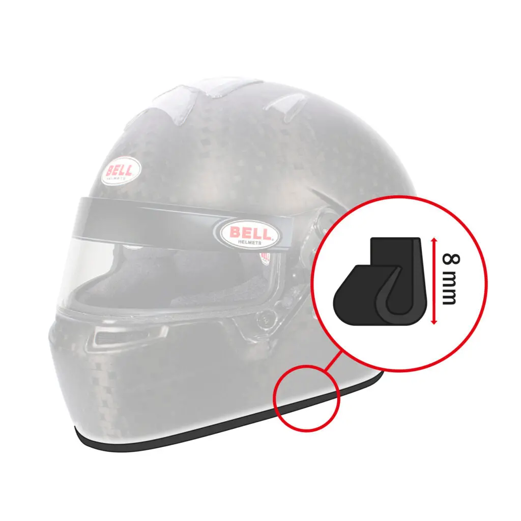 Bell | Trim Edge - V10 (170 Cm) | Helmet Rubber Molding Kit Replacement 1